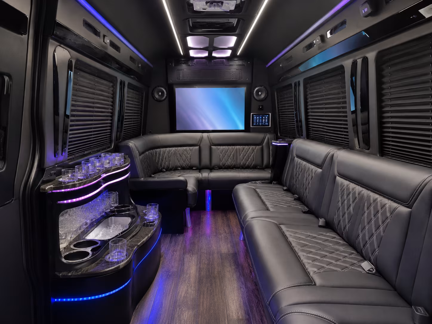 bus rental options for visalia trips