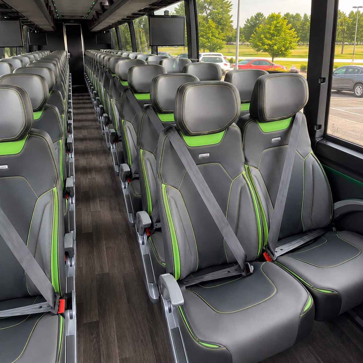visalia charter bus services inside